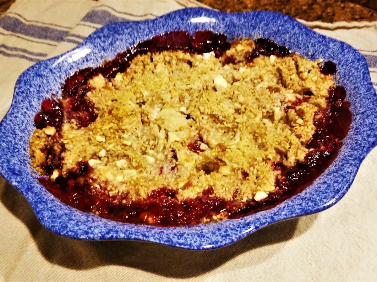 Crunchy Plum Crisp