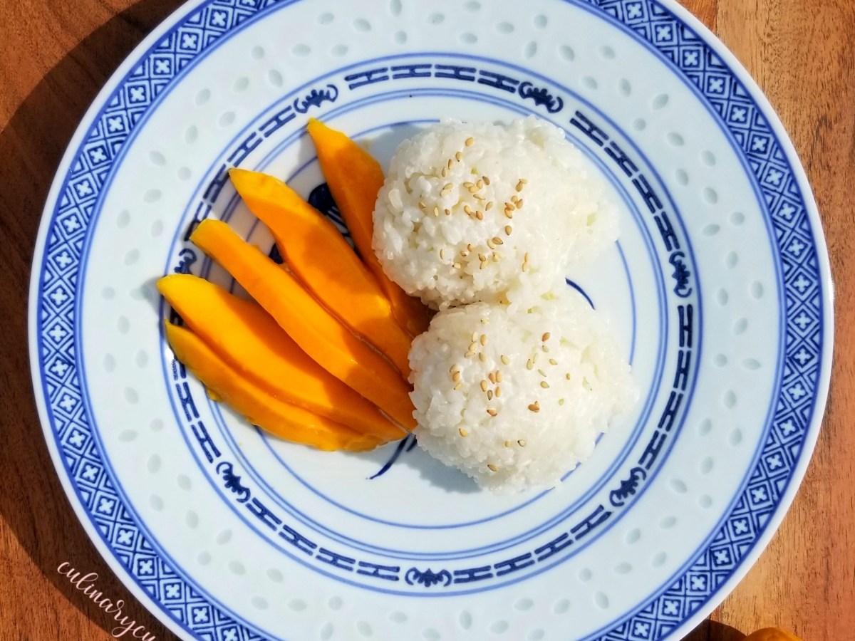 Thai Style Mango Sticky Rice (Khao Niaow&nbsp;Mamuang)